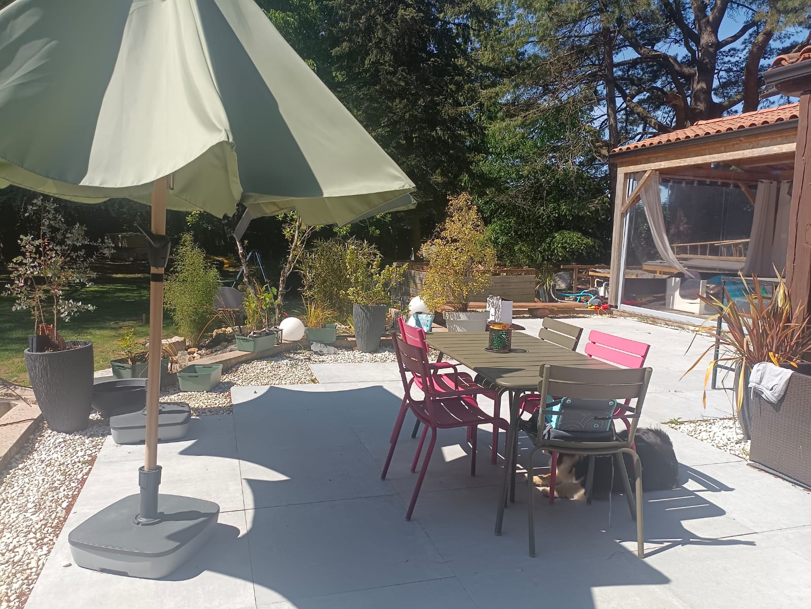 Vue extérieure du domaine